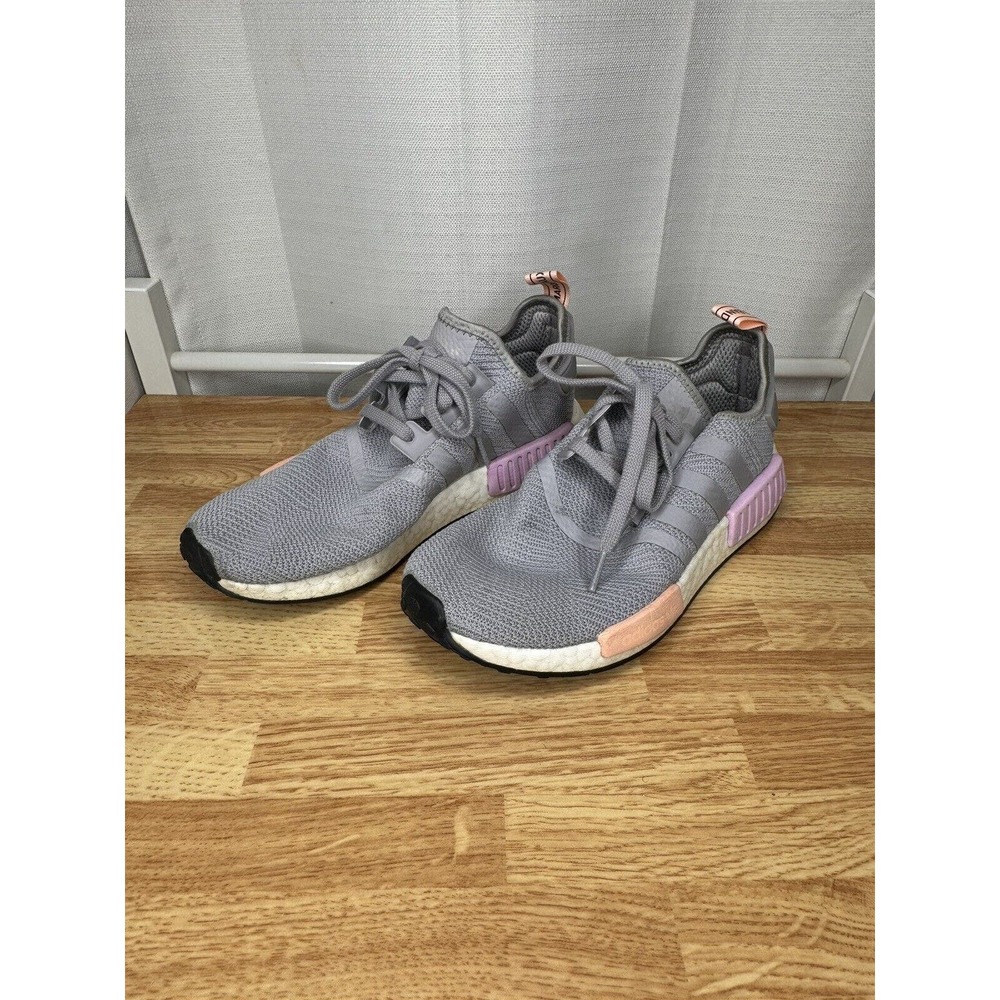 Adidas Nmd_R1 Womens Size 9 M Sneakers Casual Shoes B37647gray/pink/lavender